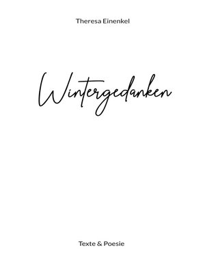 cover image of Wintergedanken
